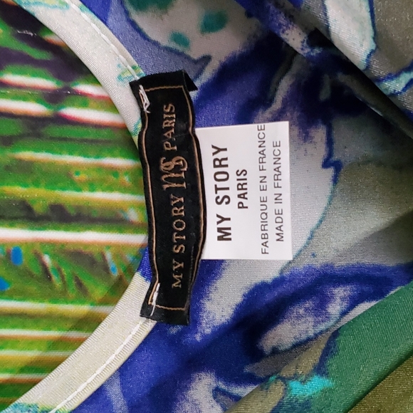 MY STORY PARIS MAXI DRESS WITH JEWELRY STRAP 63" LONG. - Picture 4 of 8